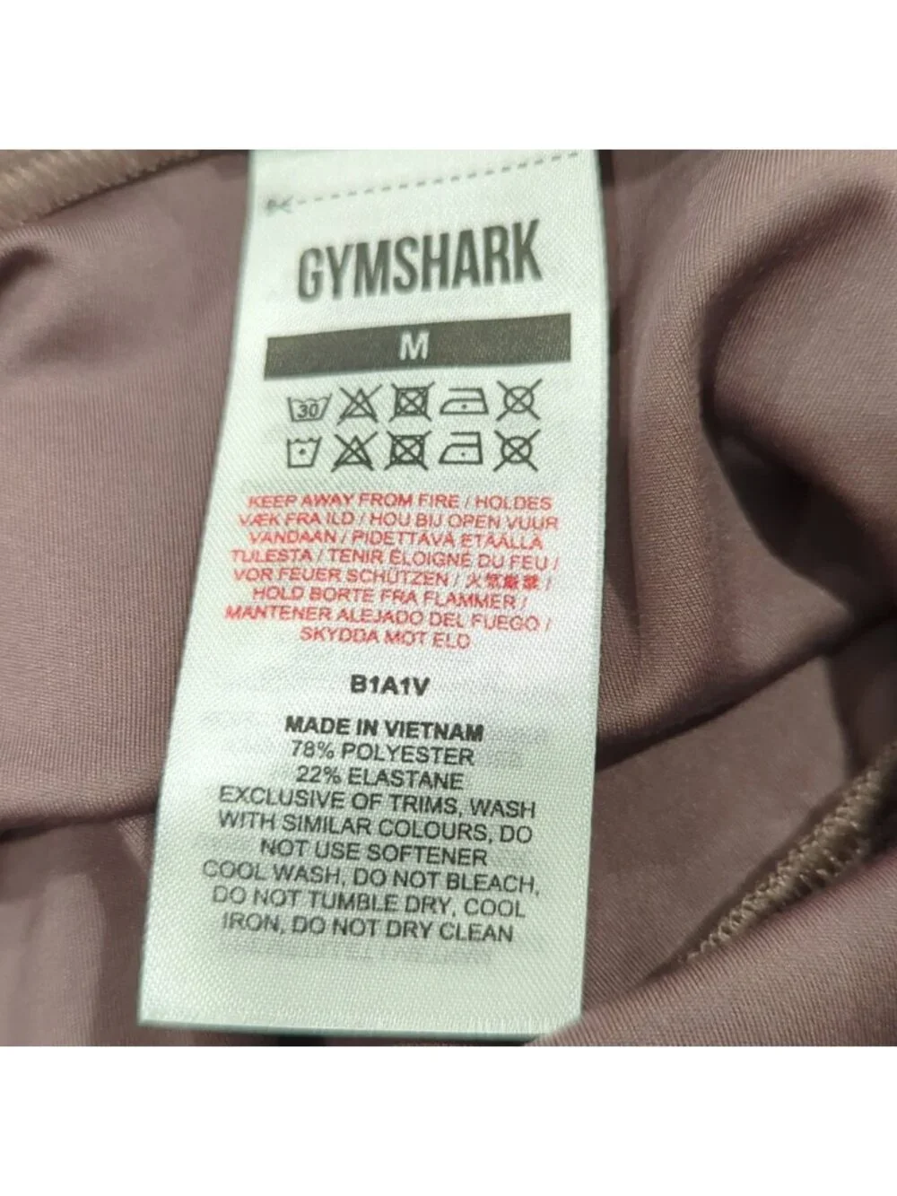 Gymshark High Rise seamless 7/8 leggings beige